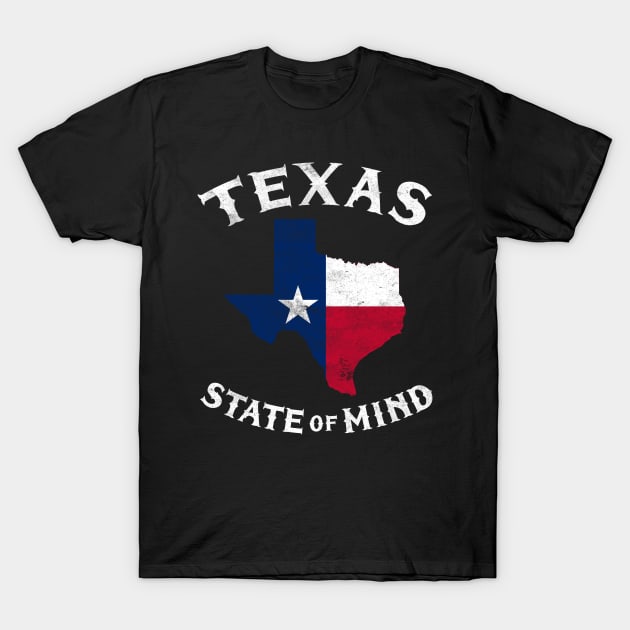 Texas State Of Mind T-Shirt by veerkun